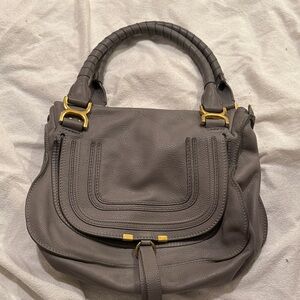 Chloe Gray Leather Handbag